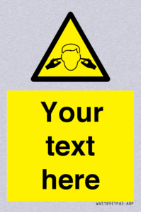 Custom Noise Hazard Sign